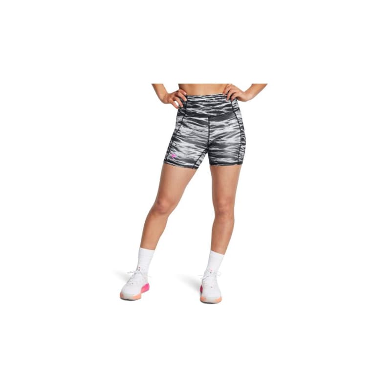 Dámske tréningové kraťasy UNDER ARMOUR PROJECT ROCK PROJECT ROCK Lets Go BTB Middy Pt-BLK 1
