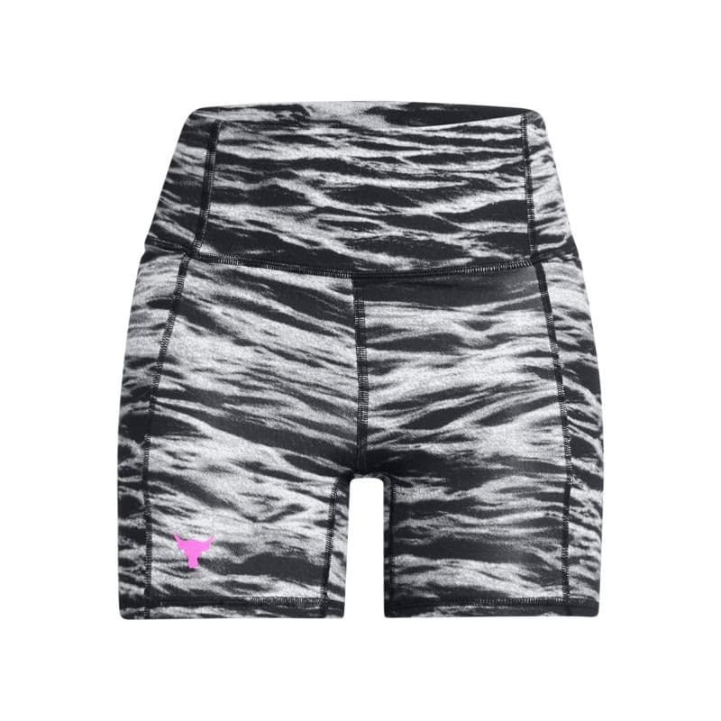 Dámske tréningové kraťasy UNDER ARMOUR PROJECT ROCK PROJECT ROCK Lets Go BTB Middy Pt-BLK 5