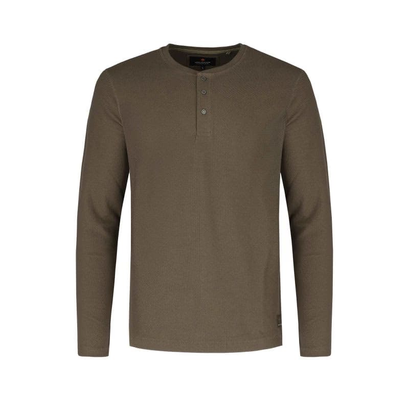 Pánske tričko s dlhým rukávom VOLCANO L-ONYX-BROWN 4