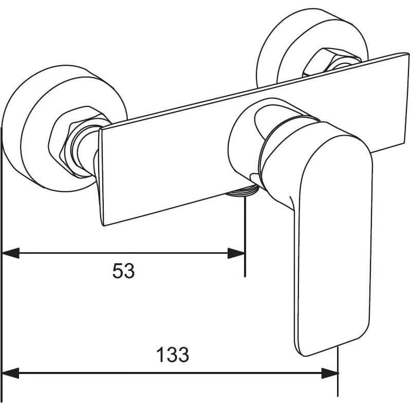 MEXEN/S - Alexa SET sprchová batéria s príslušenstvom Alexa, chróm 71240262-00 2