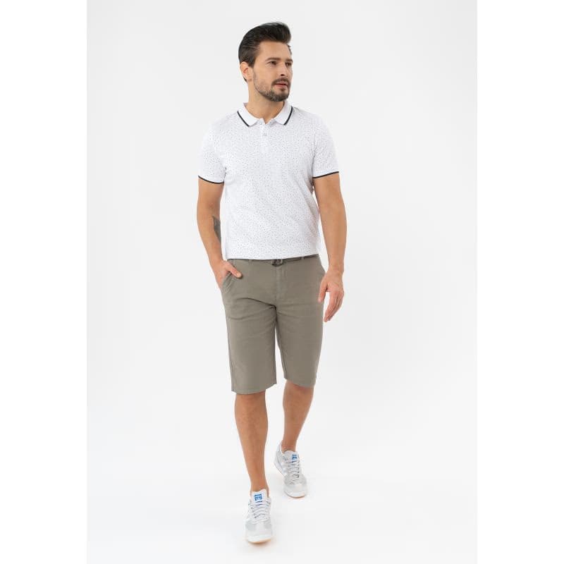 Pánske polo tričko s krátkym rukávom VOLCANO O-GLACIER-WHITE 4