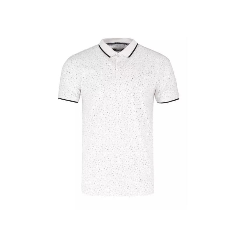 Pánske polo tričko s krátkym rukávom VOLCANO O-GLACIER-WHITE 5