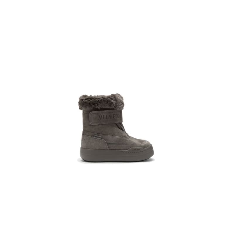Juniorské vysoké zimné topánky MOON BOOT MB JR PARK STRAP BOOT SUEDE-JR-H005 ANTHRACITE 1