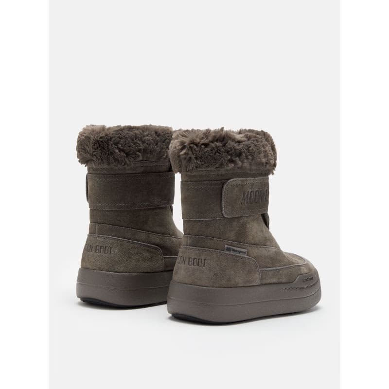 Juniorské vysoké zimné topánky MOON BOOT MB JR PARK STRAP BOOT SUEDE-JR-H005 ANTHRACITE 2