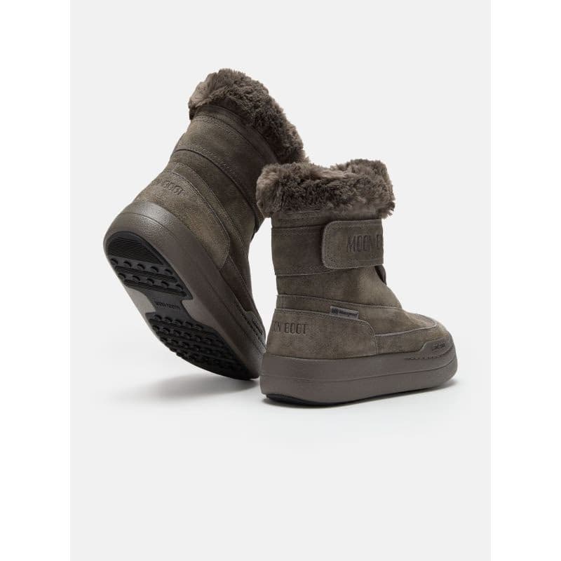 Juniorské vysoké zimné topánky MOON BOOT MB JR PARK STRAP BOOT SUEDE-JR-H005 ANTHRACITE 3