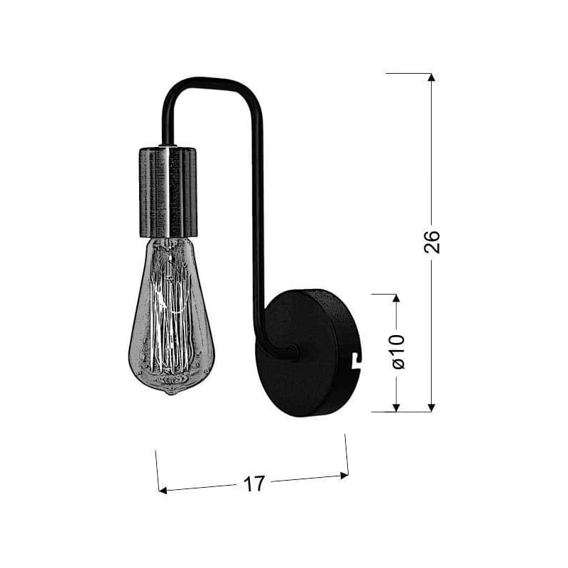 Nástenné svetlo HERPE Candellux 6