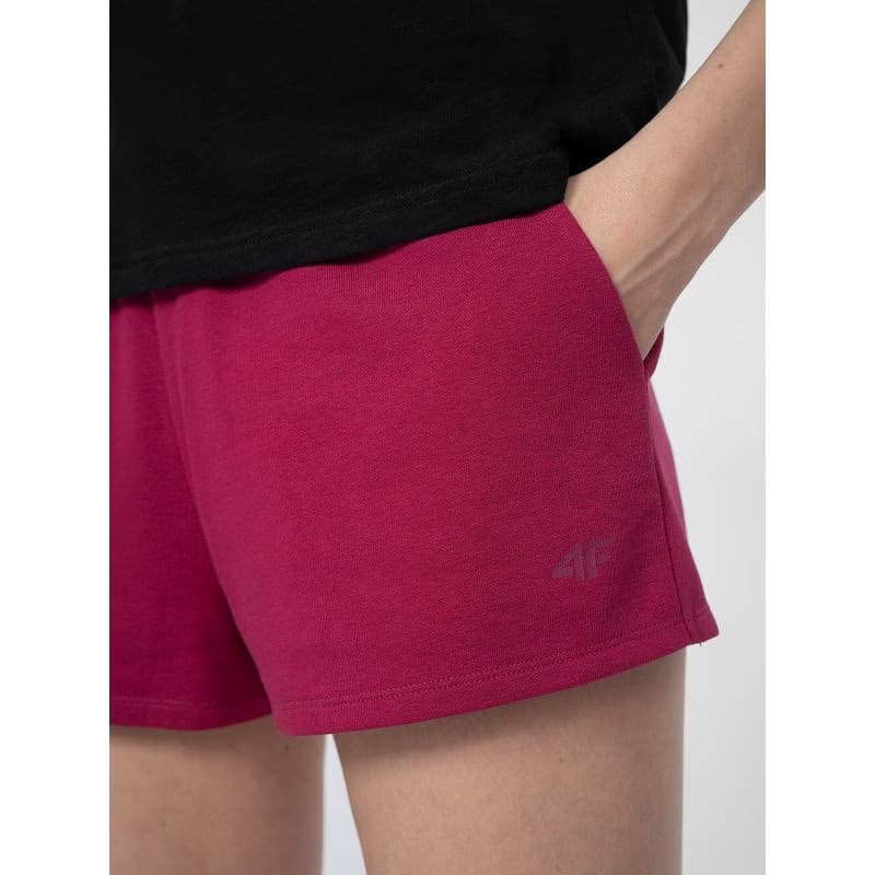 Dámske teplákové kraťasy 4F SHORTS CAS F175-53S-DARK PINK 2