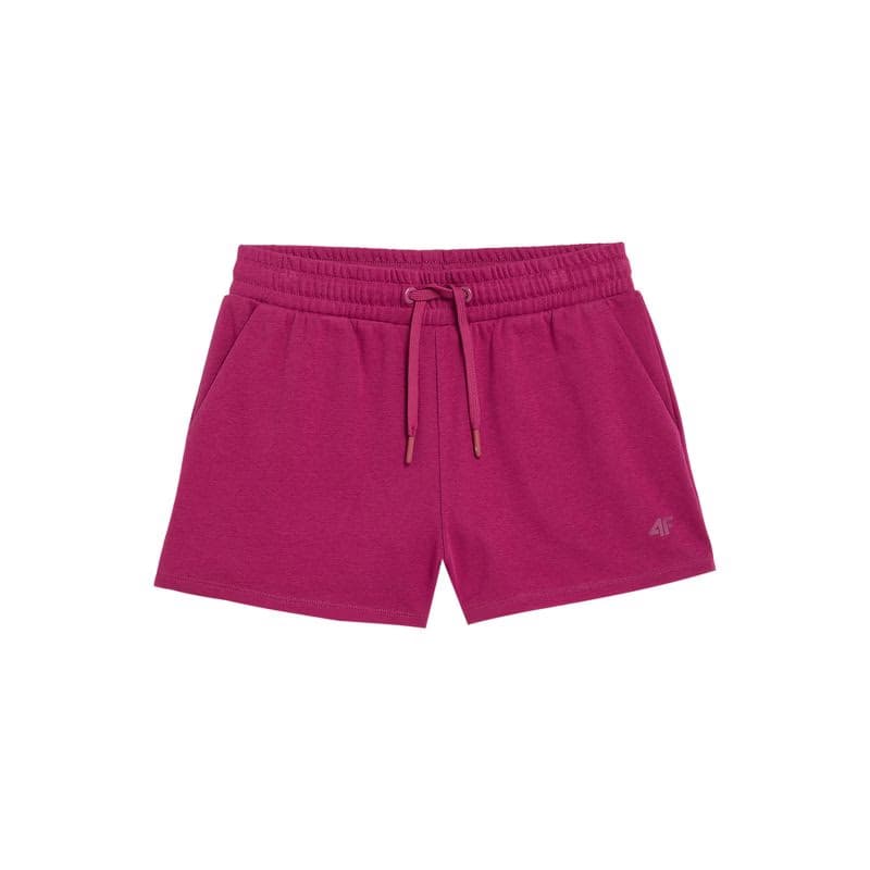 Dámske teplákové kraťasy 4F SHORTS CAS F175-53S-DARK PINK 3