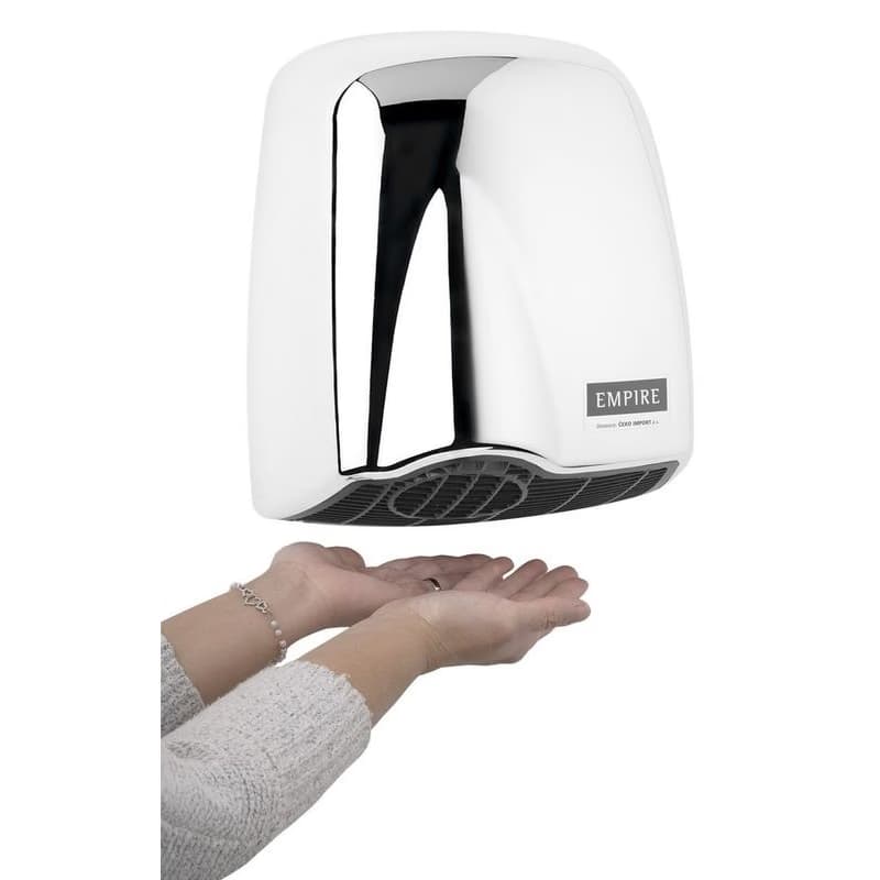 SAPHO - EMPIRE U-NIK AUTOMATIC bezdotykový tryskový sušič rúk 230 V, 1850 W, 262x305x165, ABS plast, biela 2811 4
