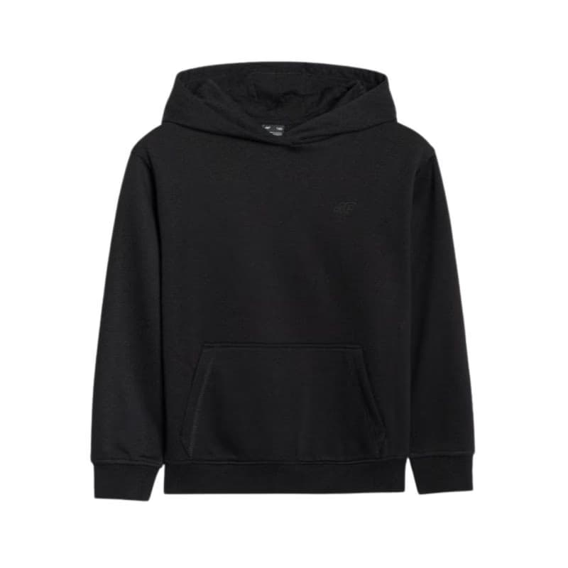 Chlapčenská zateplená mikina so zipsom 4F JUNIOR SWEATSHIRT M1859-4FJWMM00TSWSM1859-20S-DEEP BLACK 5