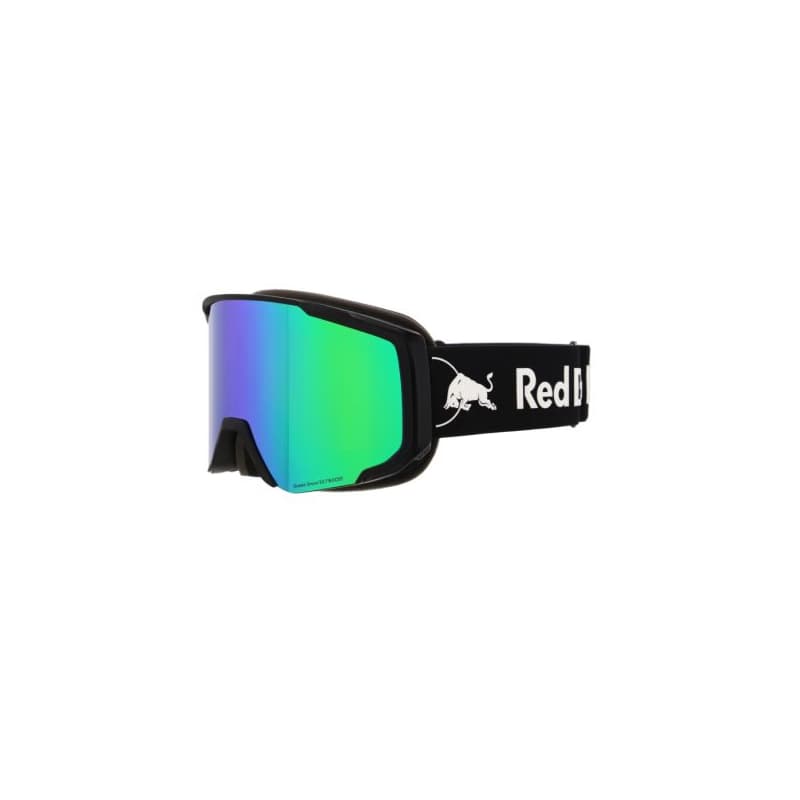 Lyžiarske okuliare RED BULL SPECT JIBB-03GR3, black brown with green mirror 1