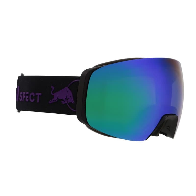 Lyžiarske okuliare RED BULL SPECT JON 06GR2, black brown with green mirror 2