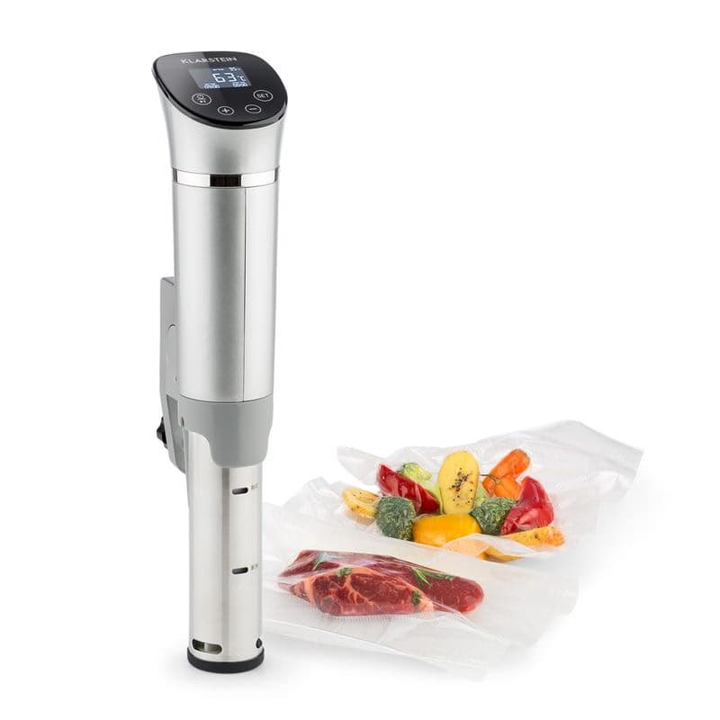 Klarstein Quickstick Flex, Sous Vide varič, 1300 W, 0 - 95 °C, 3D cirkulácia, IPX7, časovač, strieborný 1