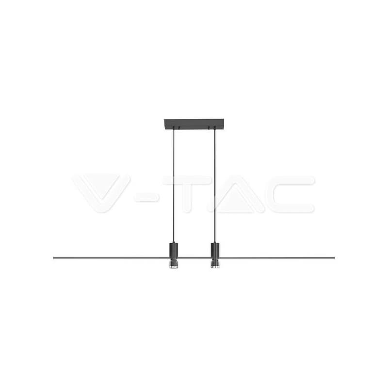 Dizajnové LED závesné svietidlo 19W , 4000K, 2160lm VT-7827 čierne 800x1150mm (V-TAC)