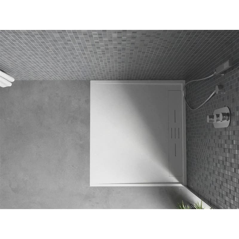 MEXEN - Amon obdĺžniková sprchová vanička SMC 100 x 90, biela 4F109010 4