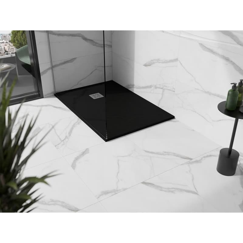 MEXEN - Stone+ sprchová vanička obdĺžniková 100x70, čierna 44707010 5