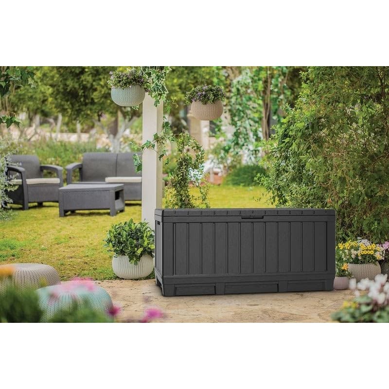 KETER Úložný box KENTGROVE | grafit 350L 3