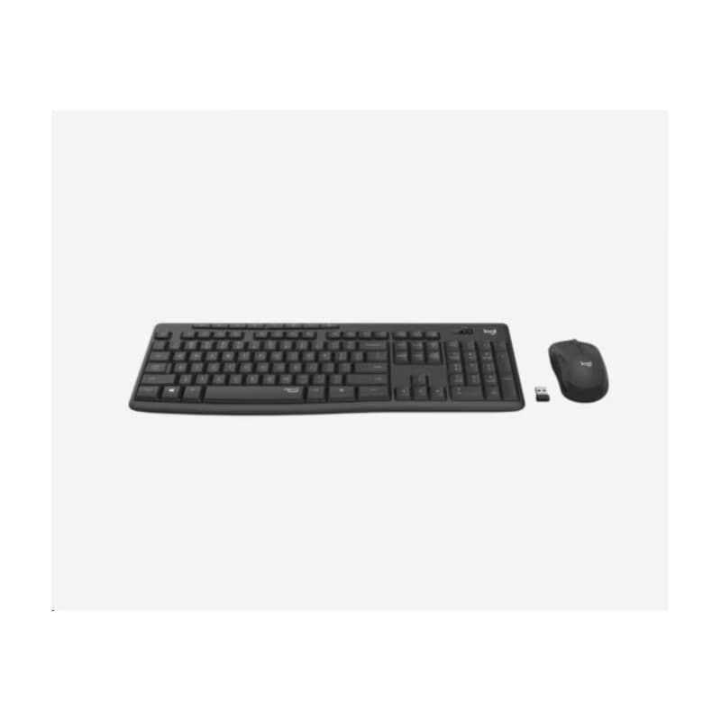 Logitech Silent Wireless Combo MK295, bezdrôtová klávesnica + myš, US, Graphite 2