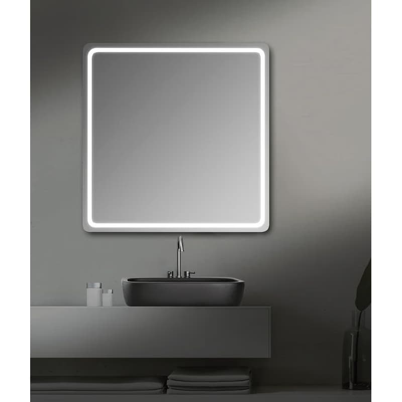 SAPHO - Zrkadlo NYX s LED osvetlením 80x80cm NY080 4