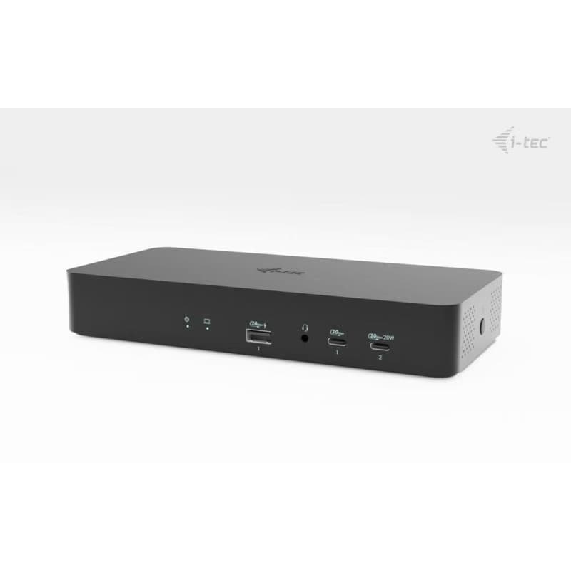 i-tec Universal Intelligent Dual Display Docking Station, Power Delivery 100W 2