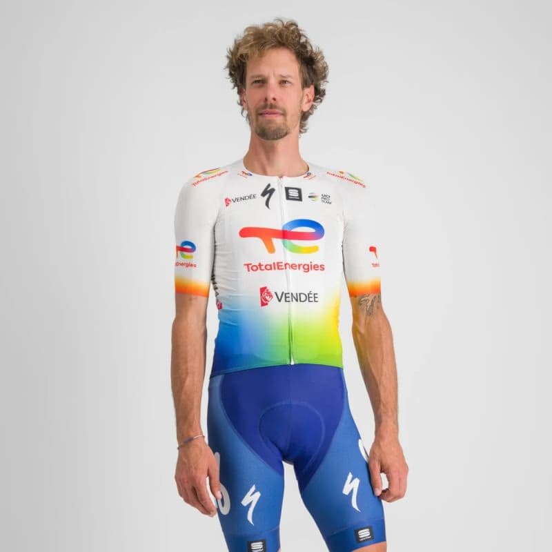 Pánsky cyklistický dres s krátkym rukávom SPORTFUL Te bomber jersey, white 2