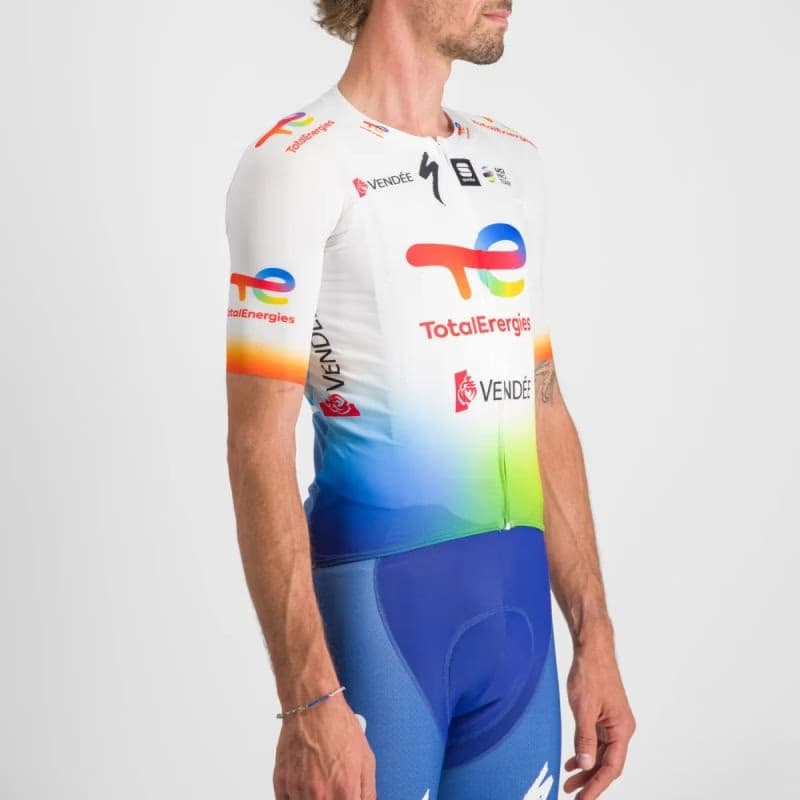 Pánsky cyklistický dres s krátkym rukávom SPORTFUL Te bomber jersey, white 4