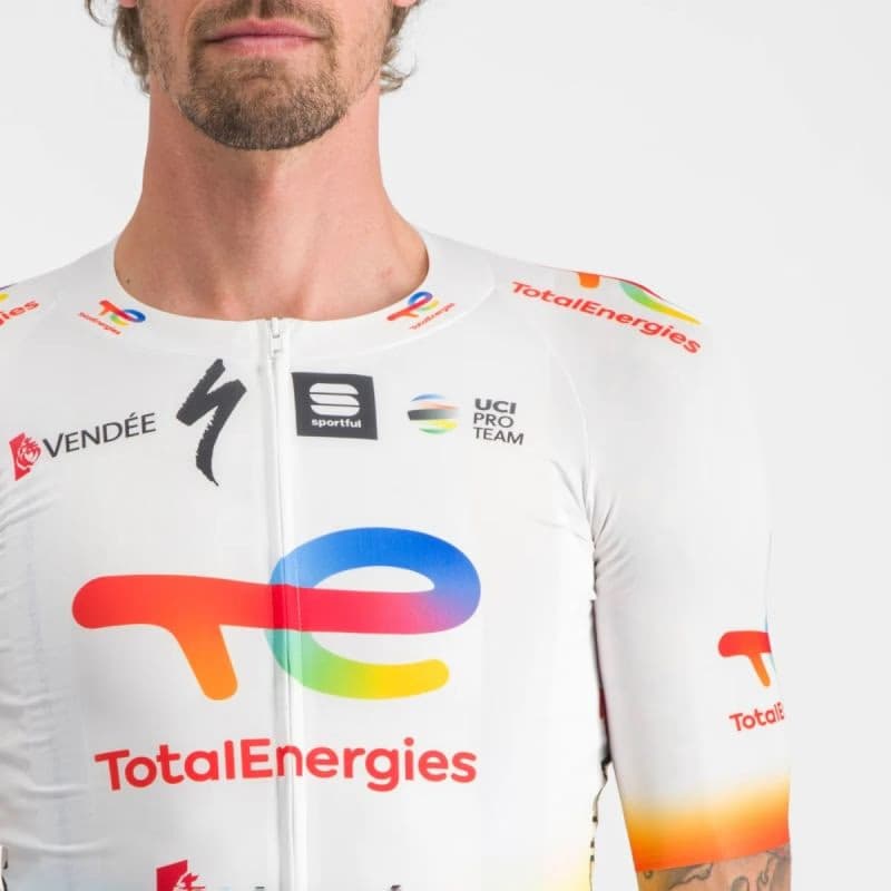 Pánsky cyklistický dres s krátkym rukávom SPORTFUL Te bomber jersey, white 5