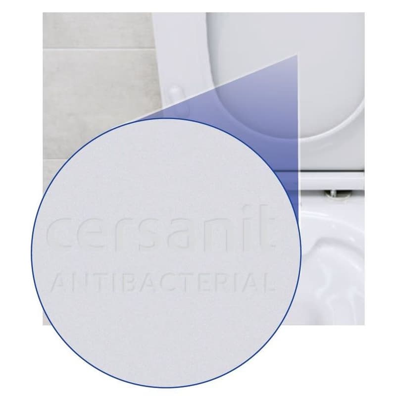 CERSANIT - WC SEDADLO CREA ŠTVOREC DUROPLAST ANTIB. SoftClose / JEDNO TLAČIDLO K98-0178 4