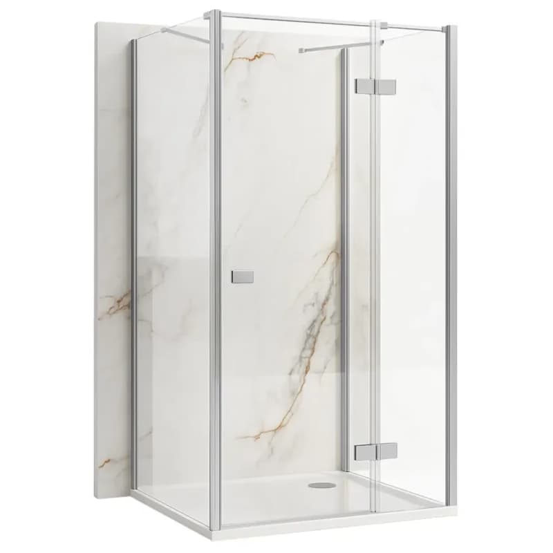 REA/S - Sprchovací kút Atlas 80x100 Chrome vpravo KPL-K4963