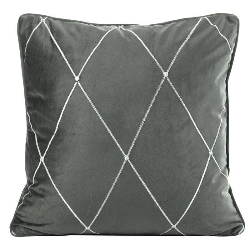 ArtFir Obliečka na vankúš PIERRE CARDIN MARGO | oceľová 45 x 45 cm 1
