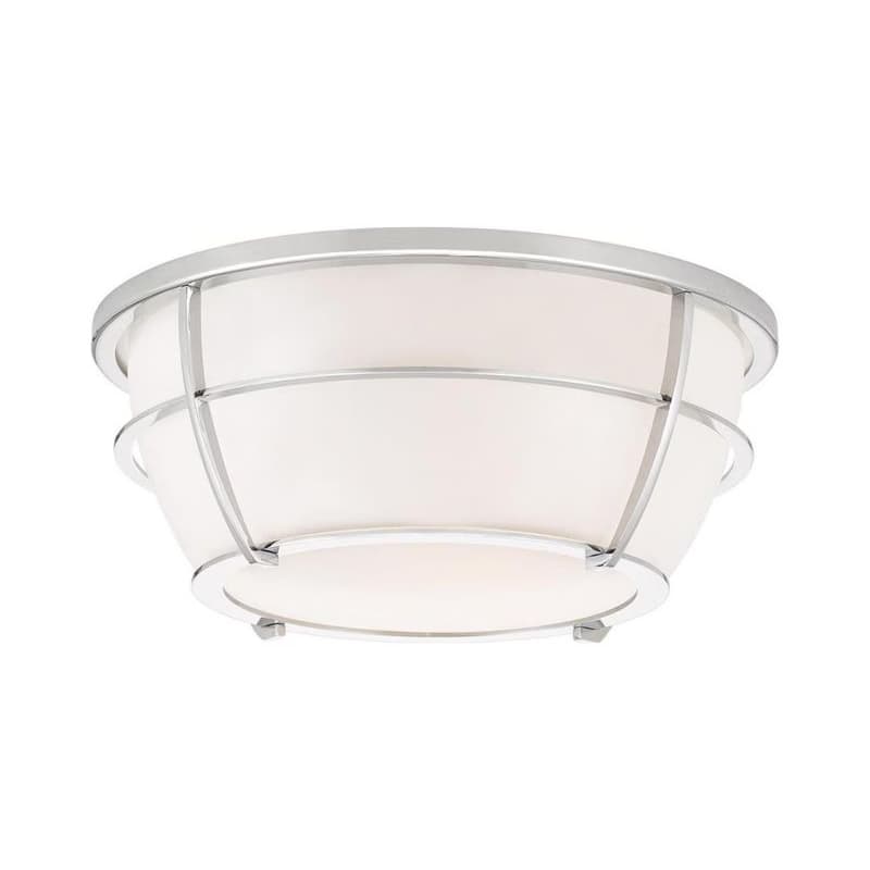 Elstead Quoizel QZ-CHANCE-F-PC - Kúpeľňové stropné svietidlo CHANCE 2xE27/60W/230V IP44 QZ-CHANCE-F-PC