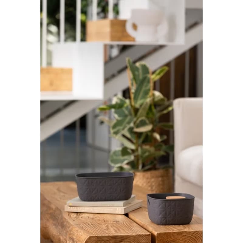 CURVER Úložný košík SOFTEX XS recyklovaný plast | tmavosivá 5