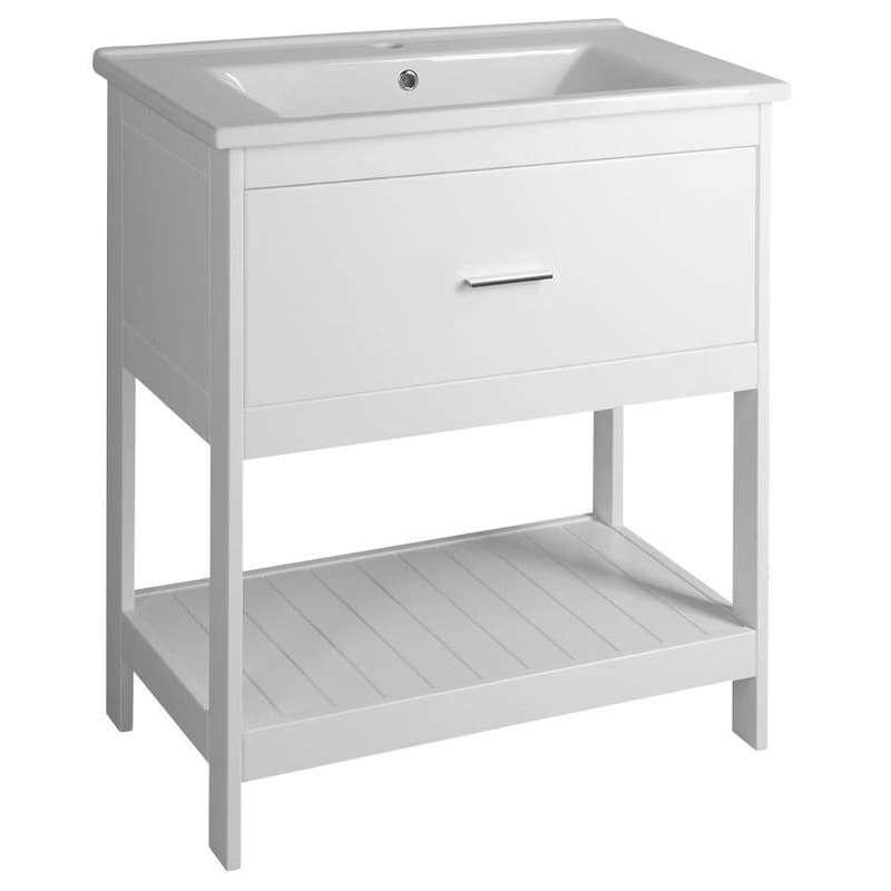 AQUALINE - ETIDE umývadlová skrinka 71,5x85x44 cm, matná biela ET725 1
