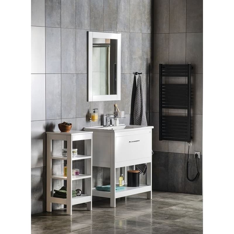 AQUALINE - ETIDE umývadlová skrinka 71,5x85x44 cm, matná biela ET725 5