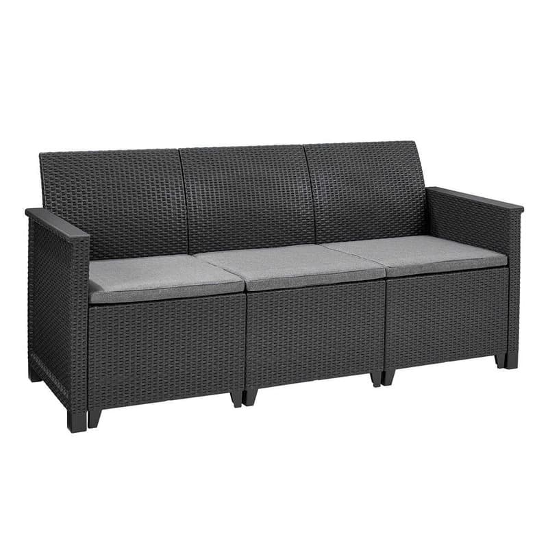 KETER Pohovka ALODIA 3 SEATER | grafit 1