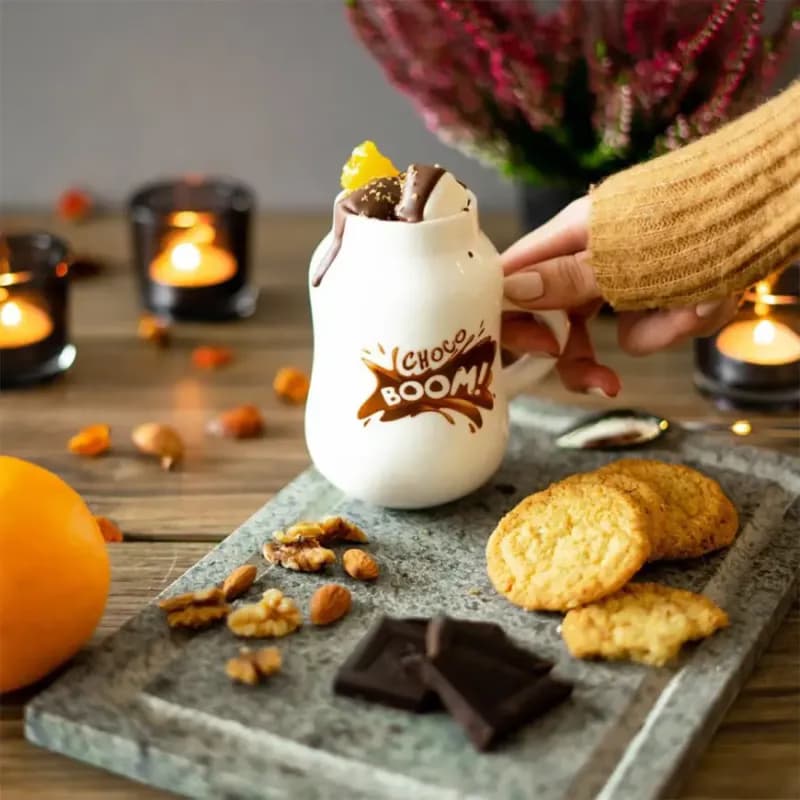 Dairy Hrnček súdok 280 ml choco