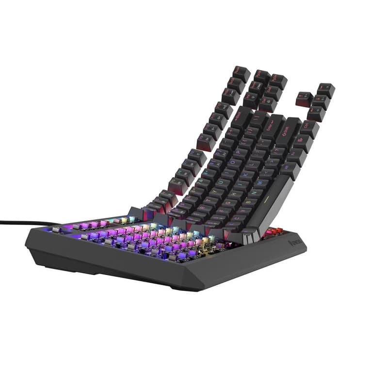 Genesis herná klávesnica THOR 230/TKL/RGB/Outemu Brown/Drôtová USB/US layout/Čierna 6