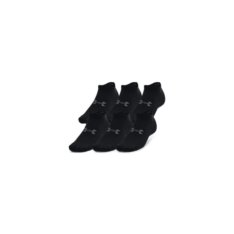 Ponožky UNDER ARMOUR UA Essential No Show 6 Pack-BLK 1
