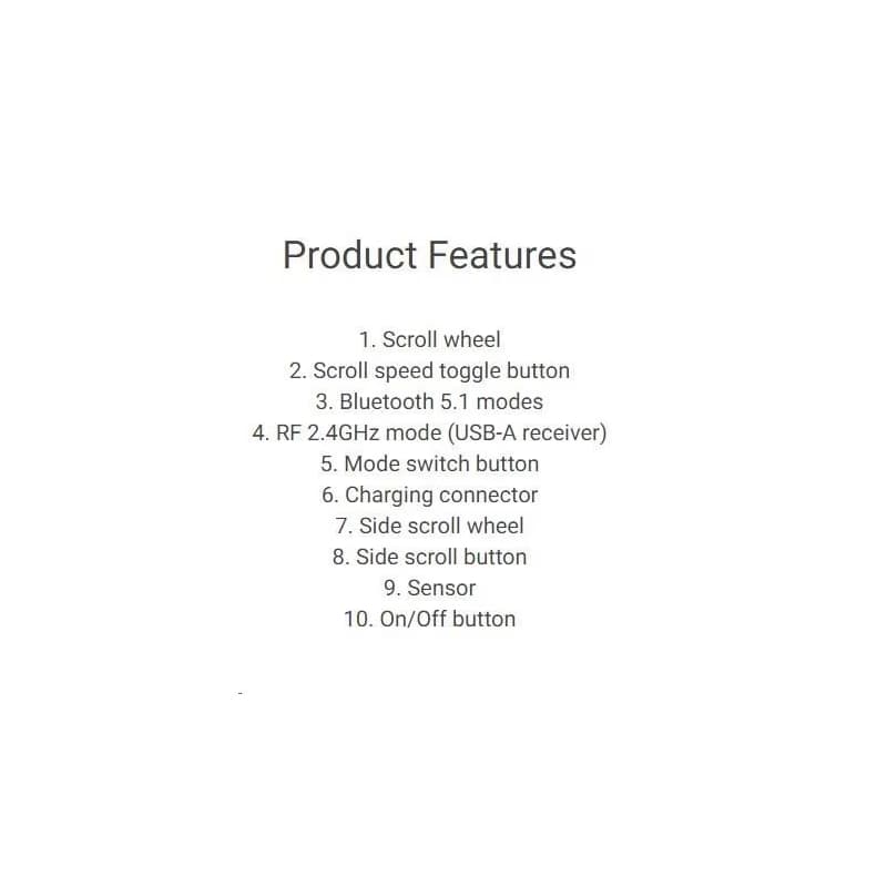 DELL MYŠ Premier Rechargeable Mouse - MS900 6