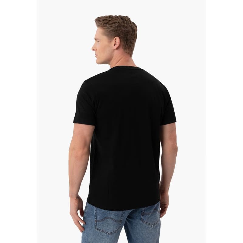 Pánske tričko s krátkym rukávom VOLCANO T-TURF-BLACK 3