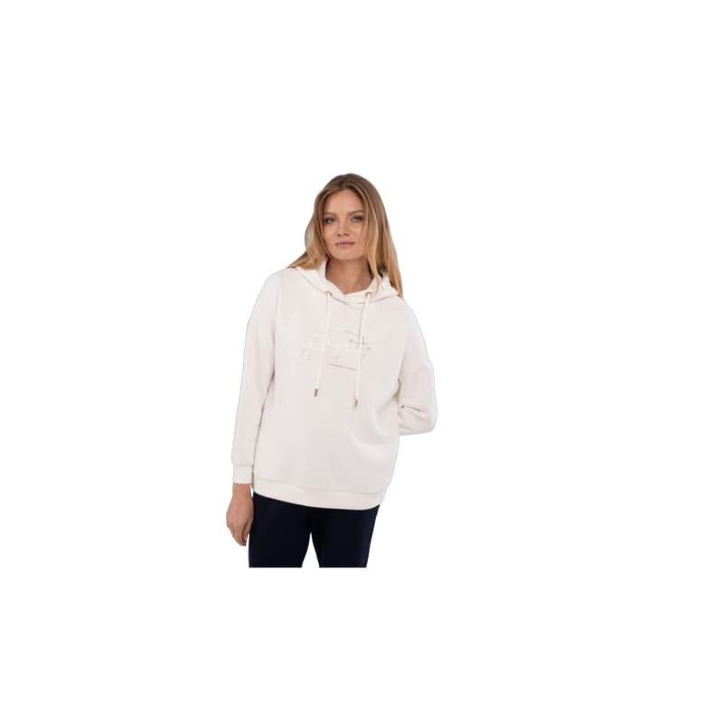 Dámska mikina s kapucňou VOLCANO B-FUNDY-101-CREAM 1