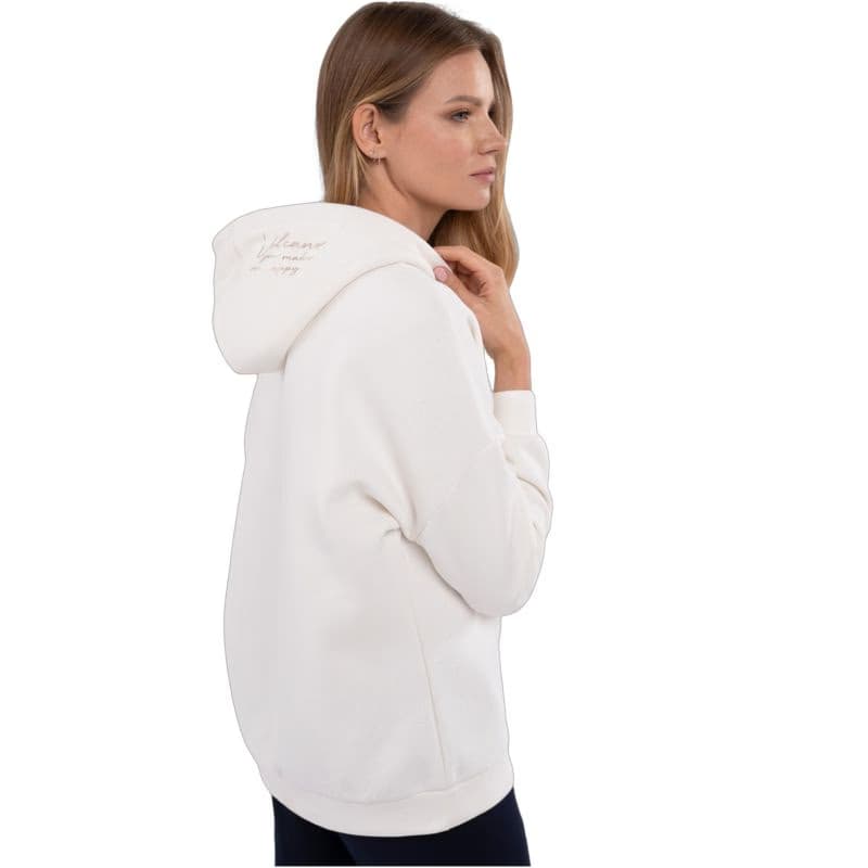 Dámska mikina s kapucňou VOLCANO B-FUNDY-101-CREAM 3