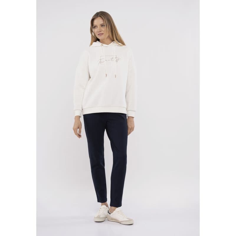 Dámska mikina s kapucňou VOLCANO B-FUNDY-101-CREAM 4