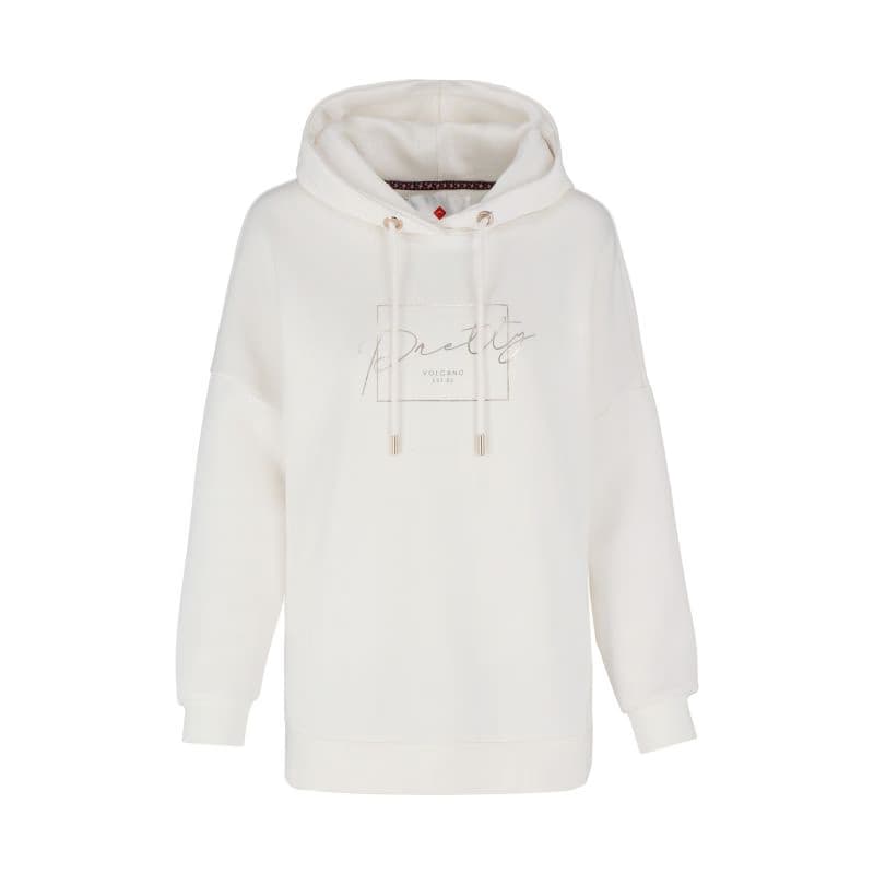 Dámska mikina s kapucňou VOLCANO B-FUNDY-101-CREAM 5