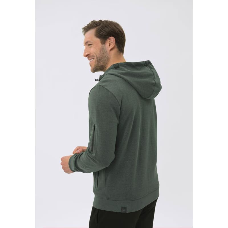 Pánska mikina so zipsom VOLCANO PITER-302-KHAKI 4