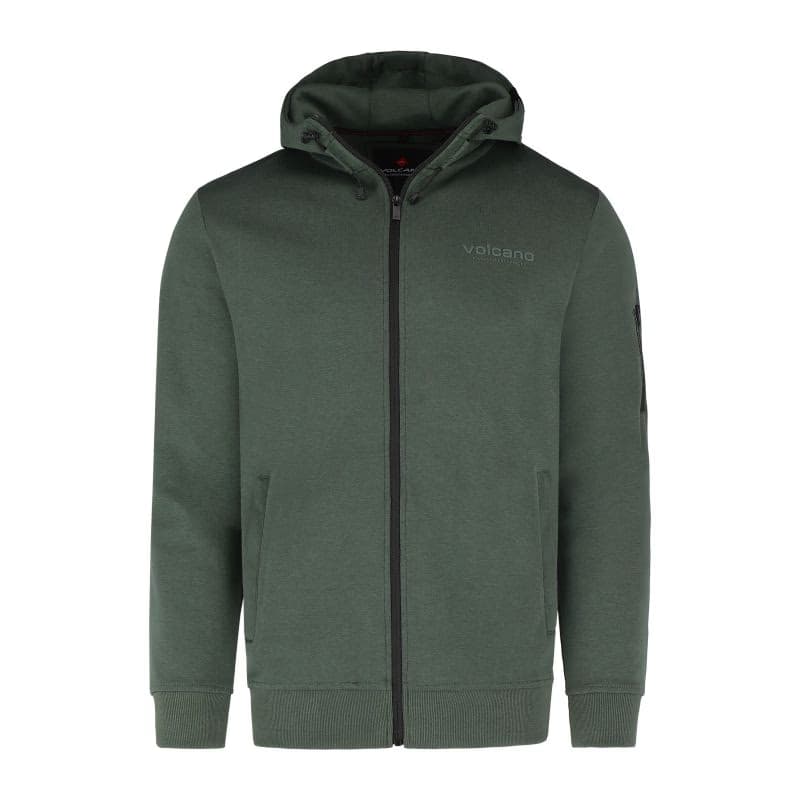 Pánska mikina so zipsom VOLCANO PITER-302-KHAKI 6