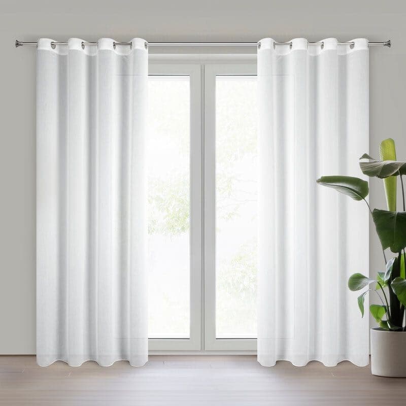 ArtFir Záclona TIRSA K | biela 140 x 250 cm 1
