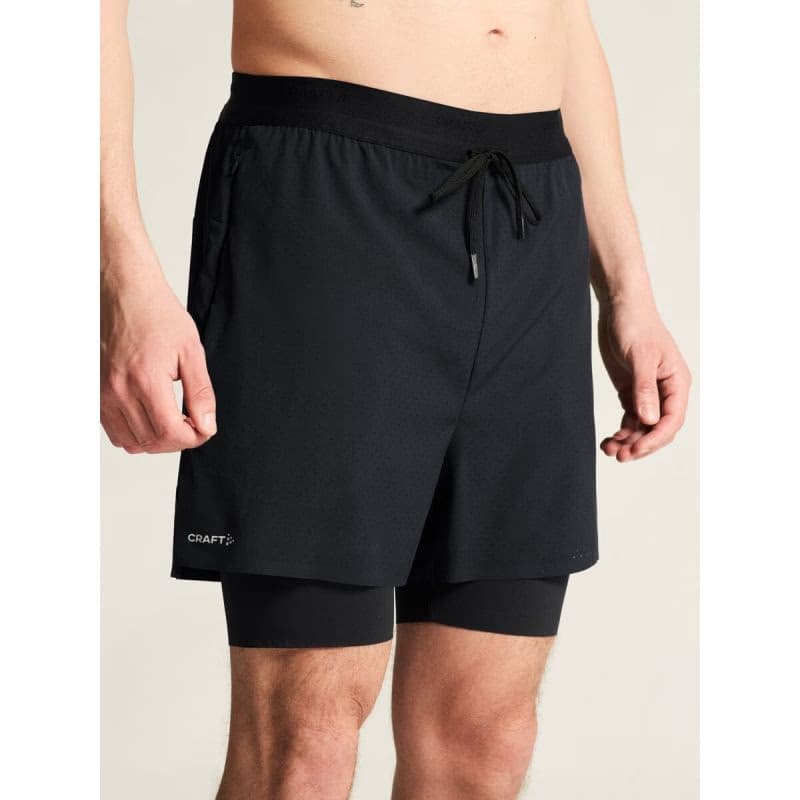 Pánske tréningové kraťasy CRAFT Shorts Hypervent 2-in-1 2