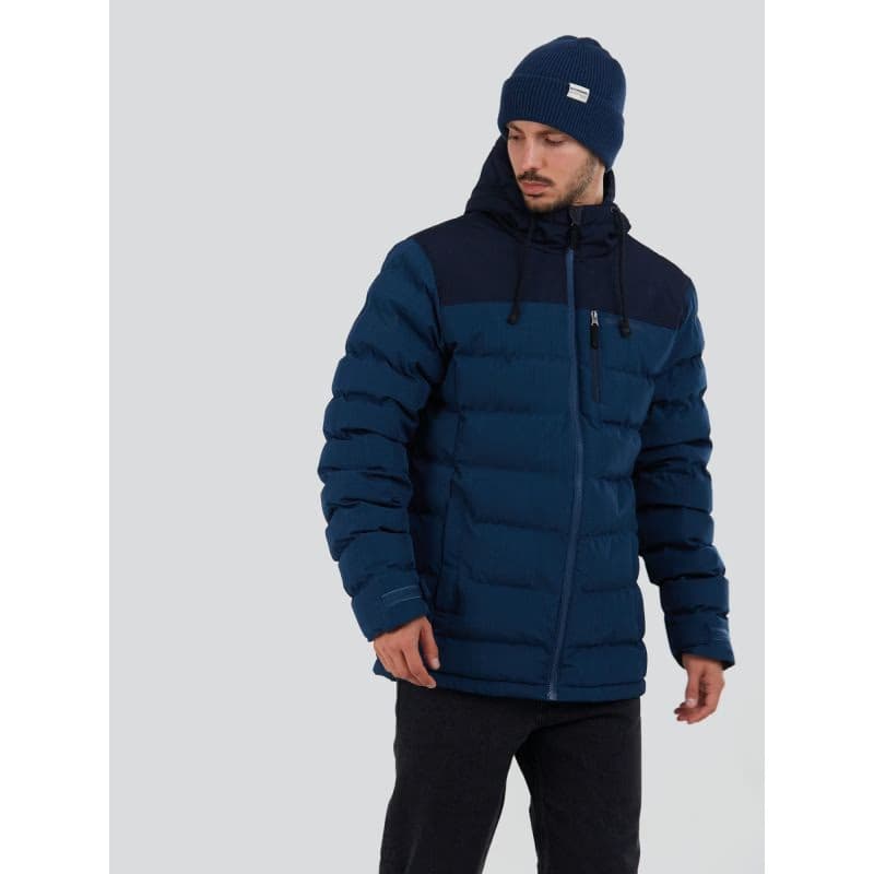 Pánska bunda FUNDANGO Passat Padded Jacket-460- turkis 2