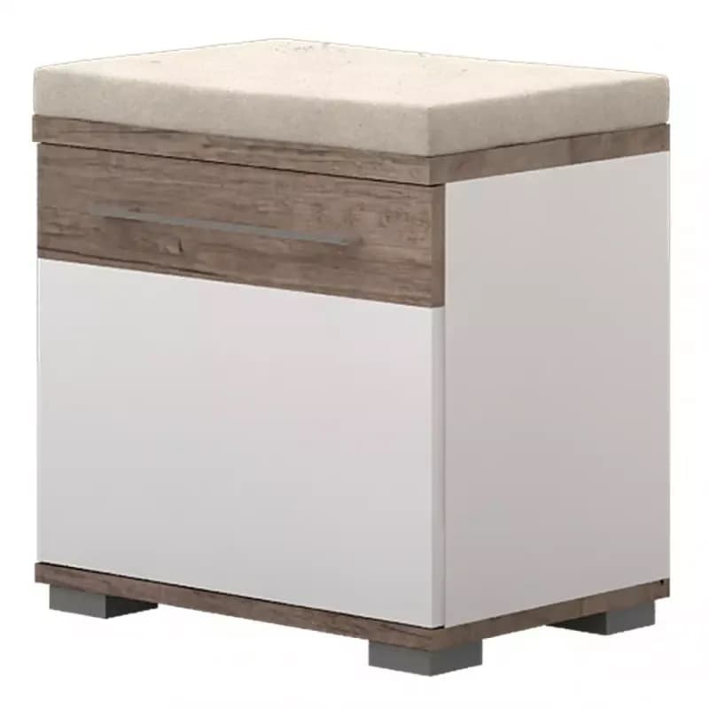 Skrinka na topánky Azur K1 Dark Nebraska/White 1